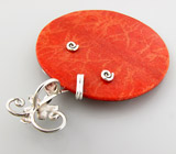 Кулон с кораллом Серебро 925