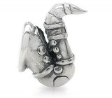 Миниатюра «Саксофон» Серебро 925