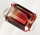 Кольцо с полихромным турмалином Золото