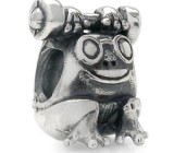 Миниатюра «Лягушка-атлет» Серебро 925