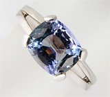 Кольцо с интересным полихромным танзанитом Серебро 925