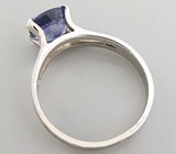 Кольцо с интересным полихромным танзанитом Серебро 925