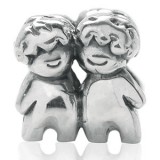 Миниатюра «Близнецы» Серебро 925