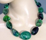 Колье с флюоритами Серебро 925