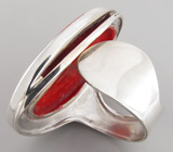 Кольцо с кораллом Серебро 925