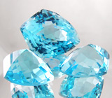 Набор из трех топазов 48,47 карат 