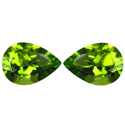 Пара перидотов 5,15 карат