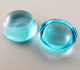 Пара топазов кабошонов 33,08 карат 