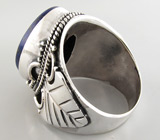 Крупное кольцо с лазуритом Серебро 925