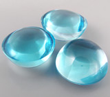 Набор из трех топазов кабошонов 41,79 карат 