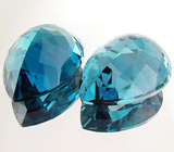 Пара топазов 39,4 карат 