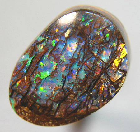 Редкость! Опализированное окаменевшее ископаемое дерево 8,44 карат