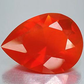 Роскошный крупный мексиканский огненный опал 25,16 карат