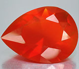 Роскошный крупный мексиканский огненный опал 25,16 карат 