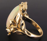 Кольцо с роскошным эфиопским опалом 4,75 карат Золото