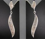 Серьги из коллекции "Ocean Dreams" с рутиловым кварцем Серебро 925