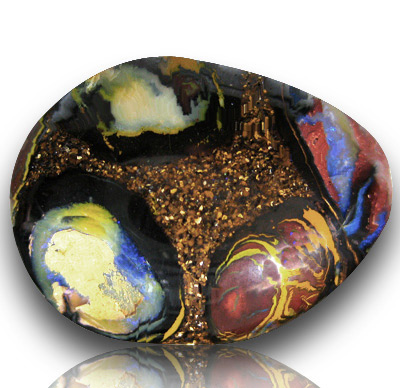 Австралийский болдер опал 21,83 карат