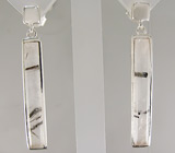 Серьги из коллекции "Ocean Dreams" с турмалиновым кварцем Серебро 925