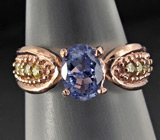 Кольцо из коллекции "Mia" с танзанитом и желтыми бриллиантами Серебро 925