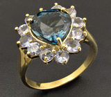 Кольцо из коллекции "Mia" с топазом и танзанитами Серебро 925