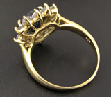 Кольцо из коллекции "Mia" с топазом и танзанитами Серебро 925