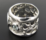 Кольцо с дублет опалом и топазами Серебро 925