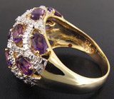 Кольцо из коллекции "Mia" с аметистами Серебро 925