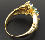 Кольцо из коллекции "Mia" с цирконом и танзанитами Серебро 925