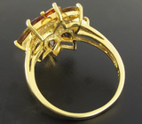 Прелестное кольцо из коллекции "Mia" с турмалинами Серебро 925