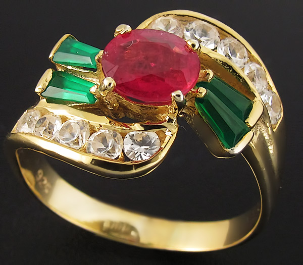 Кольцо из коллекции "Mia" с сапфиром, агатами и бесцветными цирконами Серебро 925