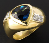 Кольцо из коллекции "Mia" с топазом и бесцветными цирконами Серебро 925