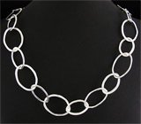 Колье из текстурного серебра! Ручная работа Серебро 925