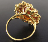 Кольцо с крупным клиногумитом Золото