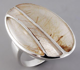 Кольцо из коллекции "Ocean Dreams" с рутиловым кварцем Серебро 925