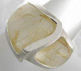 Кольцо из коллекции "Ocean Dreams" с рутиловым кварцем Серебро 925