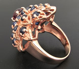 Кольцо из коллекции "Mia" с кабошонами сапфиров Серебро 925