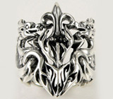 Кольцо "Рыцарь Дракона" Серебро 925