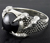 Перстень «Добыча Дракона» с ониксом Серебро 925