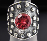 Кольцо с розовым турмалином Серебро 925