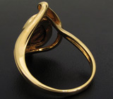 Кольцо с дублет опалом Золото
