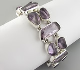 Браслет с аметистами Серебро 925