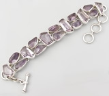 Браслет с аметистами Серебро 925