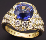 Роскошное кольцо с танзанитом "килиманджаро" Золото