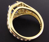 Роскошное кольцо с танзанитом "килиманджаро" Золото