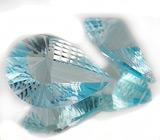 Пара топазов эффектной огранки 46 карат 