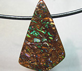 Австралийский болдер опал 51,71 карат на шнуре 