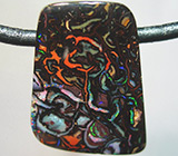 Австралийский болдер опал 23,1 карат на шнуре 