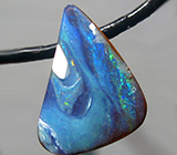 Австралийский болдер опал 4,01 карат на шнуре 