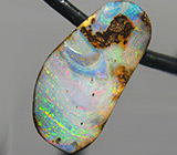 Австралийский болдер опал 9,18 карат на шнуре 
