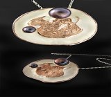 Комплект с жемчугом Серебро 925